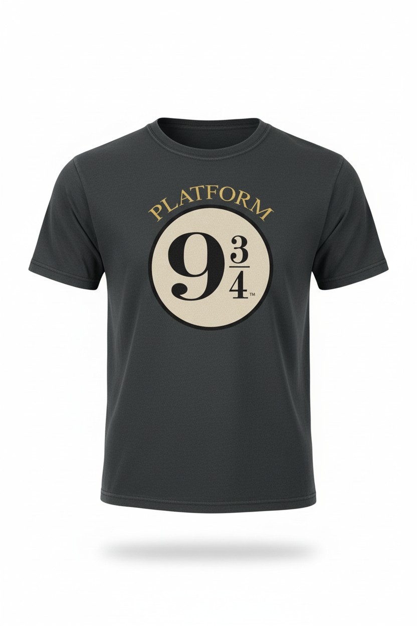Harry Potter Platform 9¾ T-Shirt - Official Licensed Hogwarts Express Tee