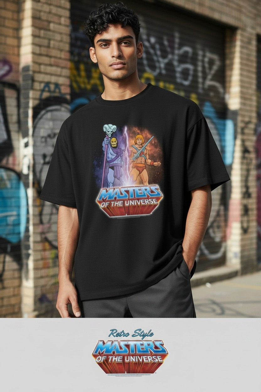 Masters of the Universe Lightning Black T-Shirt | Unisex Fit