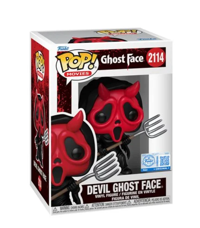 Scream Devil Ghost Face Funko Pop! Vinyl Figure #2114 – Entertainment Earth Exclusive