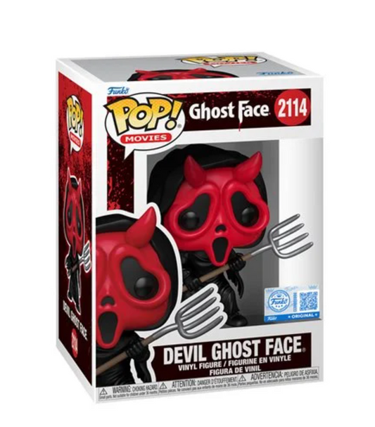 Scream Devil Ghost Face Funko Pop! Vinyl Figure #2114 – Entertainment Earth Exclusive