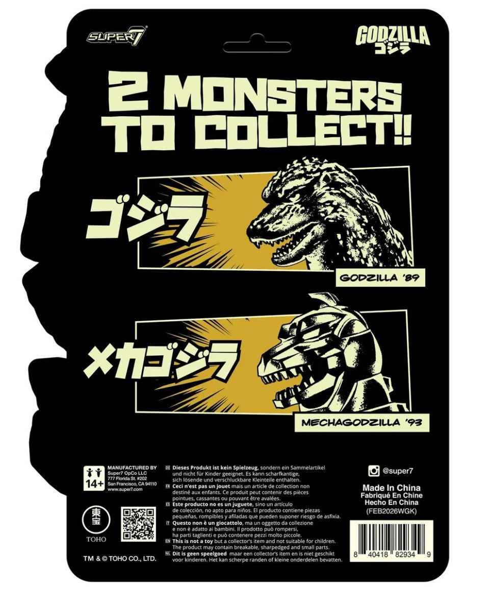 Super7 Godzilla ’89 Glow-in-the-Dark ReAction Figure – SDCC 2026 Exclusive