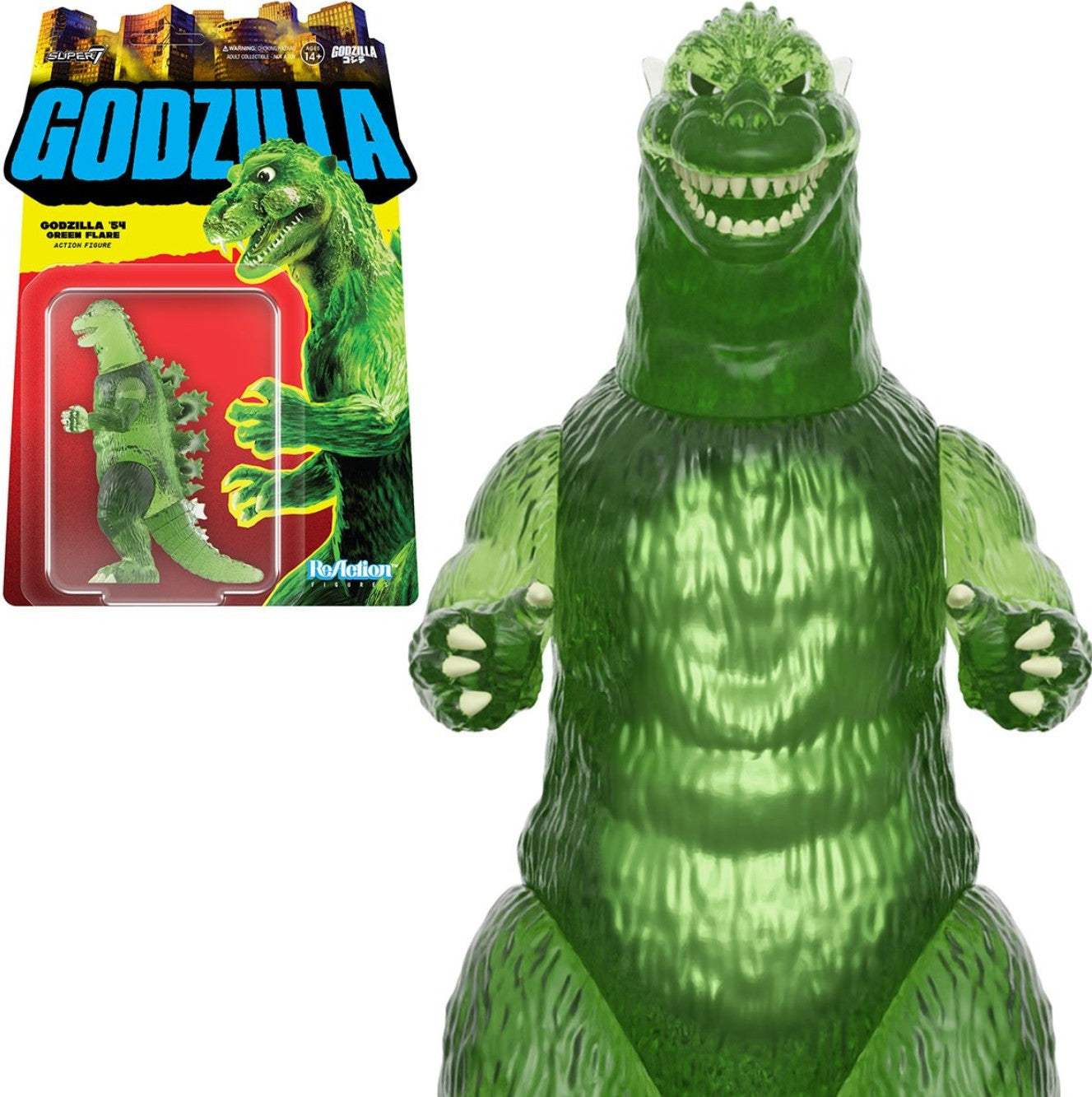 Godzilla '84 Green Flare Action Figure - ReAction Figure