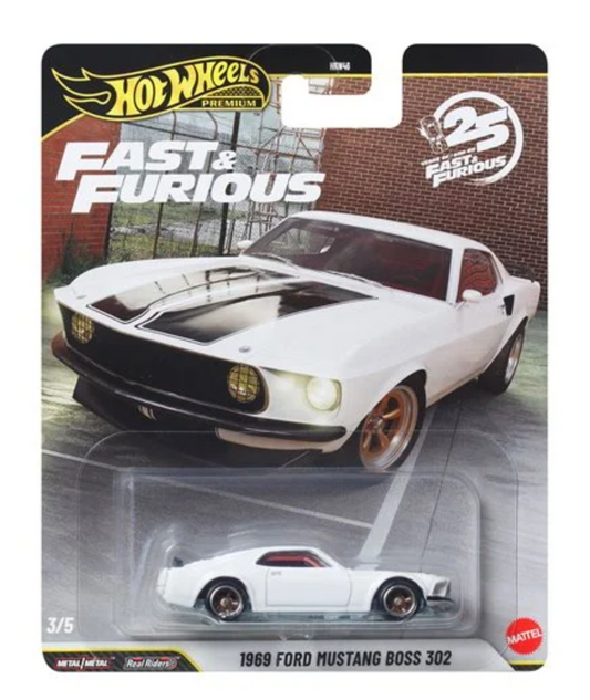 Hot Wheels Fast & Furious 1969 Ford Mustang BOSS 25th Anniversary