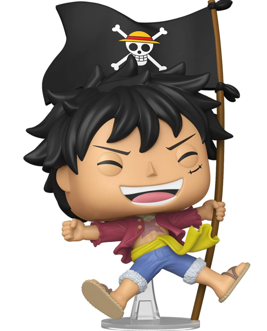 One Piece Monkey D. Luffy with Flag Funko Pop! #2214 - EE Exclusive - Pre-Sale