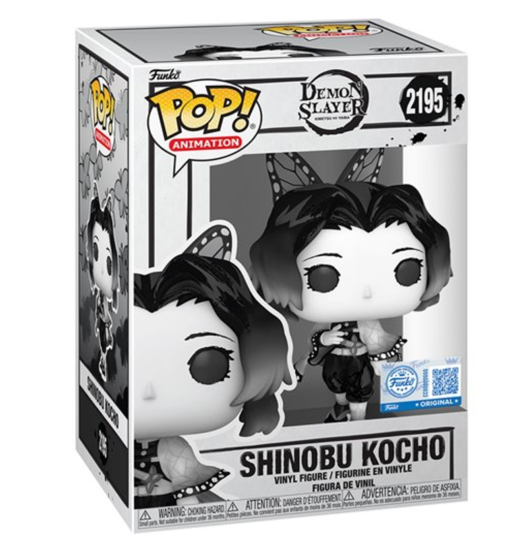 Demon Slayer Shinobu Kocho Sumi-Ink Funko Pop! Vinyl Figure #2195 – Entertainment Earth Exclusive