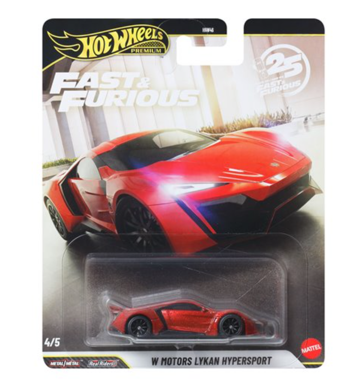Hot Wheels W Motors Lykan Hypersport Fast and Furious HNW46-956N 1/64