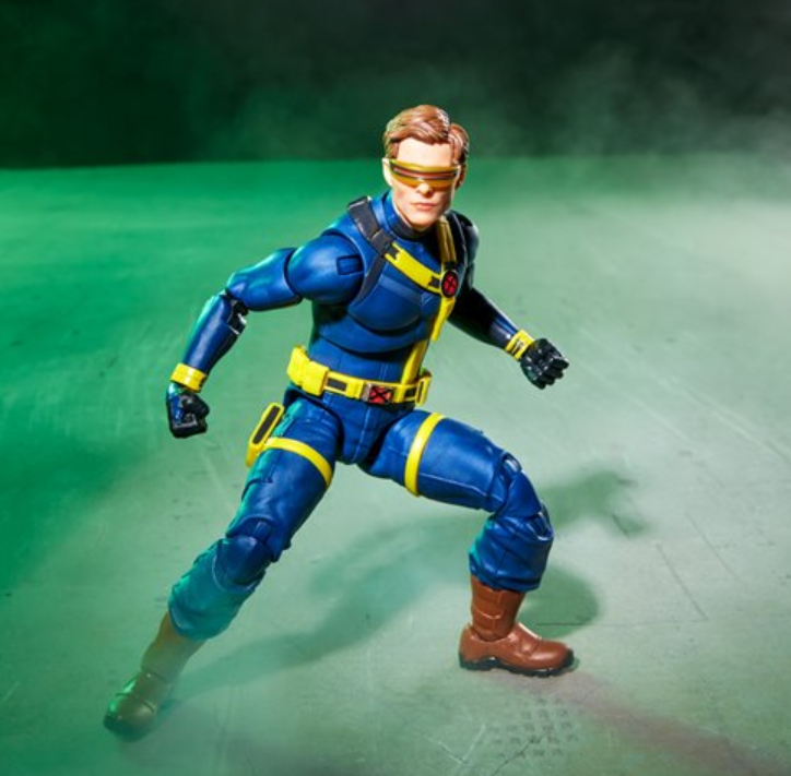 Avengers Doomsday Marvel Legends Cyclops action figure posed for display