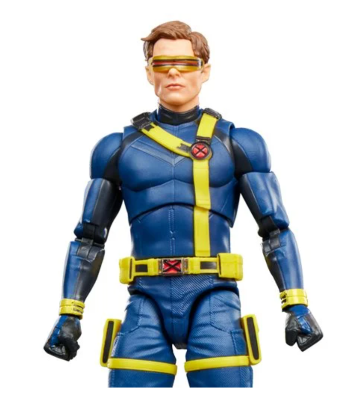 Close-up of Avengers Doomsday Marvel Legends Cyclops 6-inch action figure