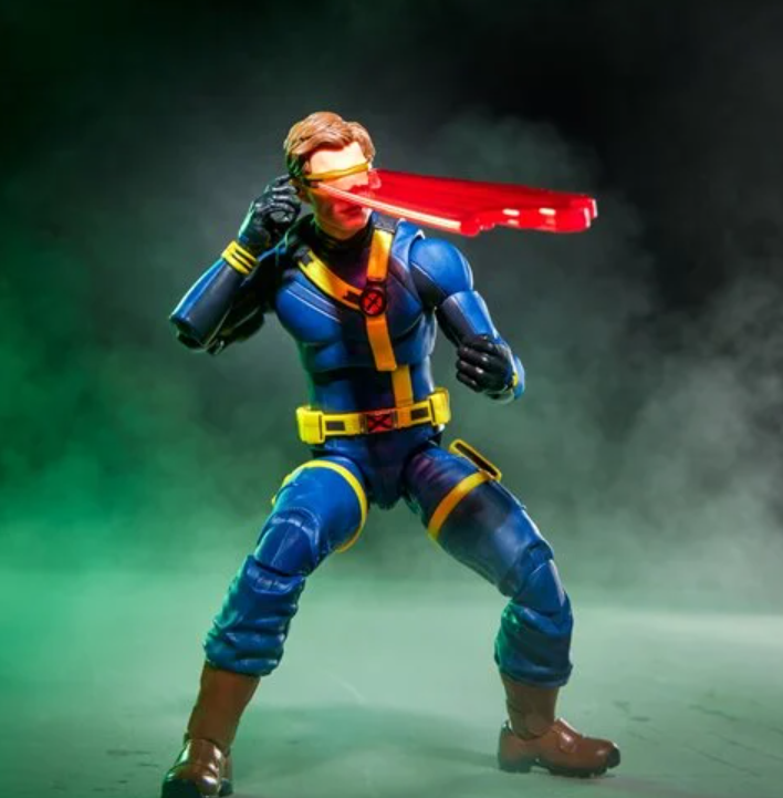 Avengers Doomsday Marvel Legends Cyclops figure in display pose