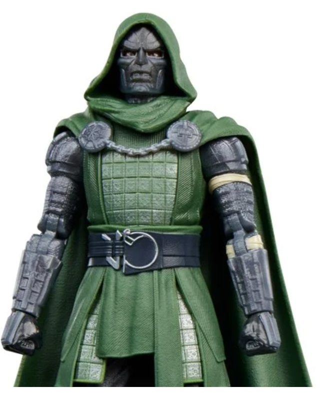 Close-up of Marvel Legends Doctor Doom action figure