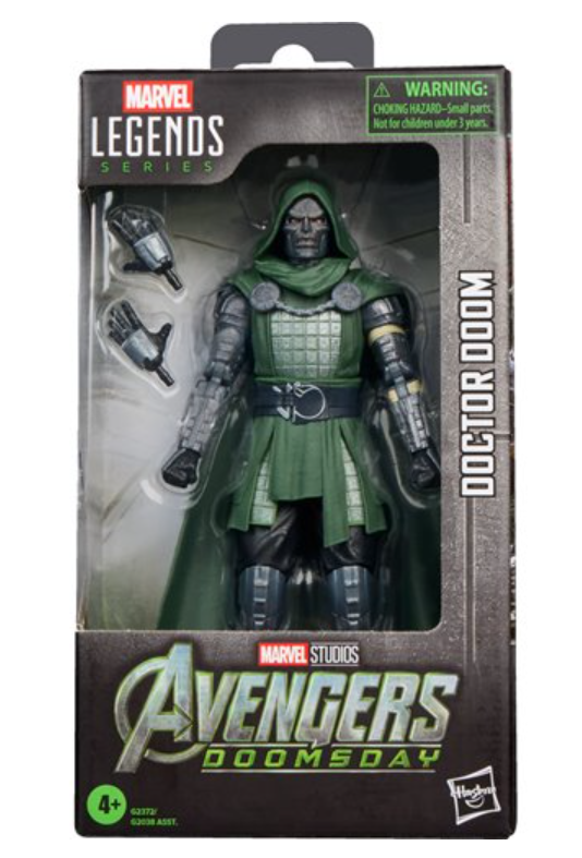 Marvel Legends Doctor Doom figure in retail packaging