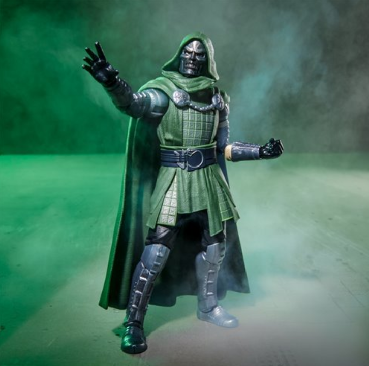 Marvel Legends Doctor Doom action figure posed from the front
