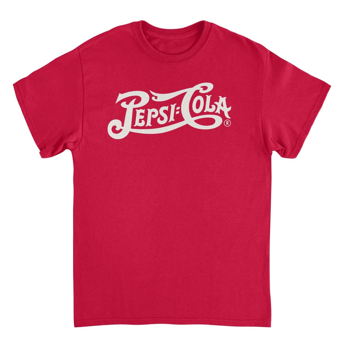 Pepsi Vintage Logo Invert Red T-Shirt - Unisex Fit