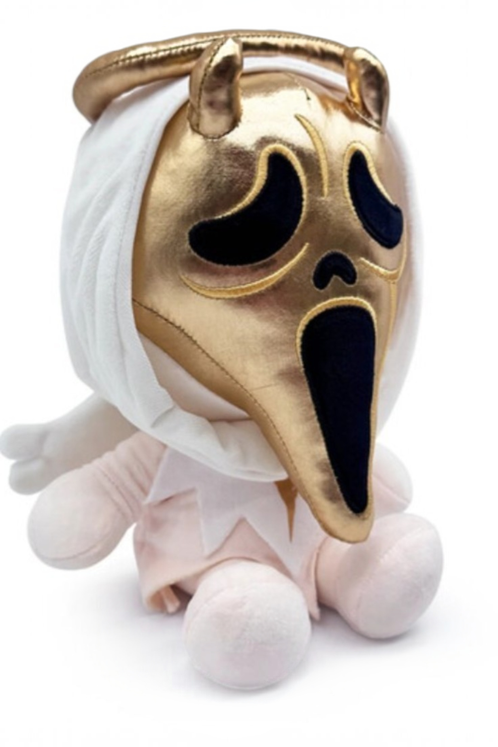 Youtooz Ghost Face Fallen Angel 9 inch plush angled view